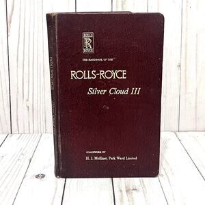 Rolls Royce Silver Cloud III Handbook Early Edition TSD 2154 OEM Mulliner/Ward